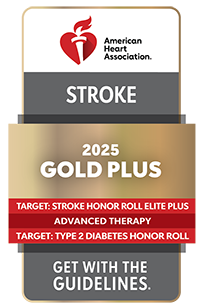 2025 Gold Plus recognition by the American Heart Association/American Stroke Association