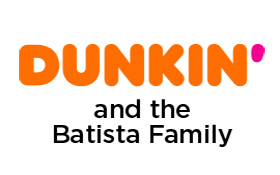 Dunkin' and the Batista family logo