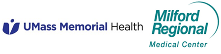 Logos for UMass Memorial Health and Milford Regional