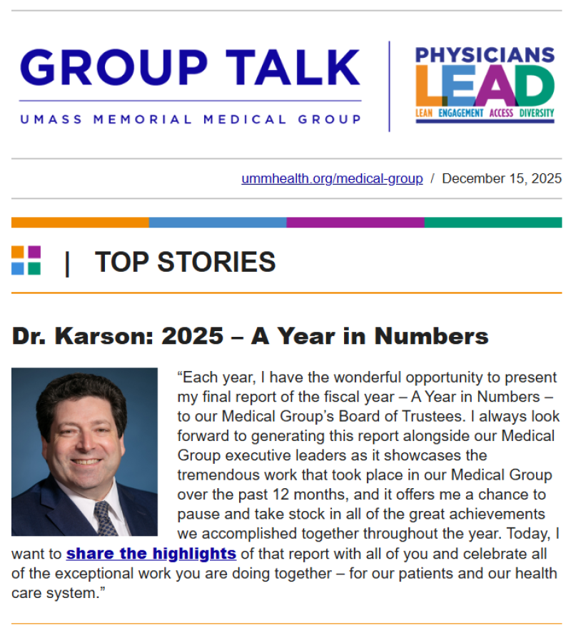 The latest issue of Group Talk