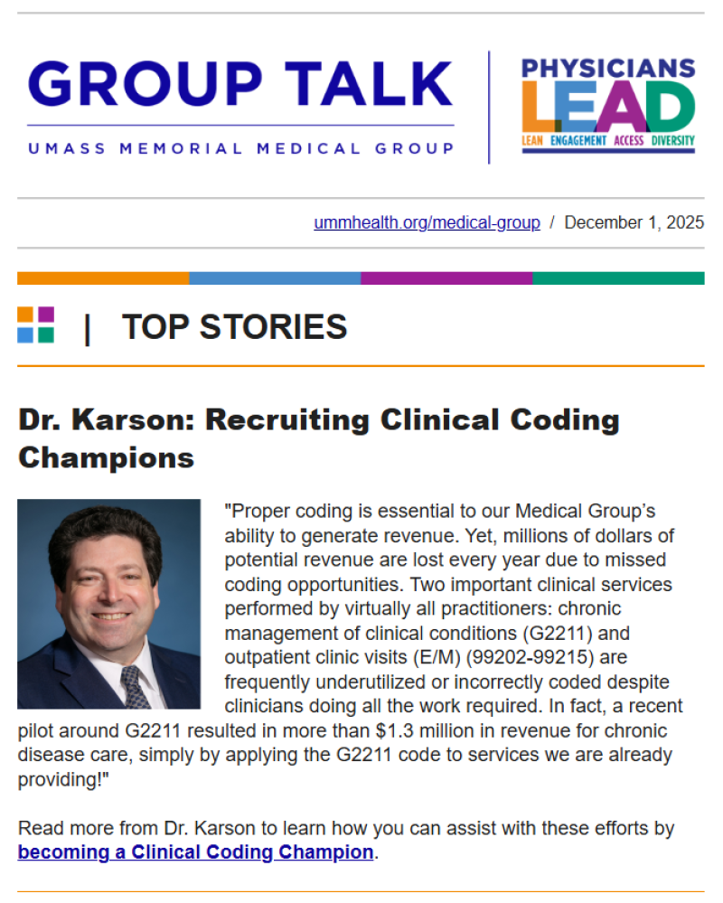 The latest issue of Group Talk