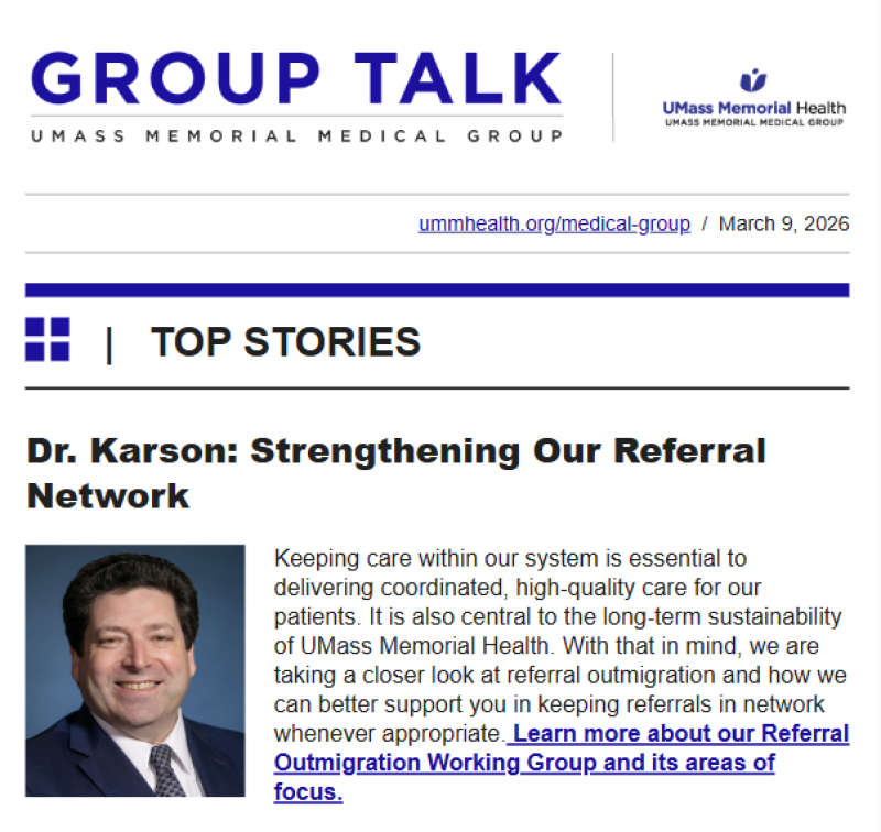 The latest issue of Group Talk