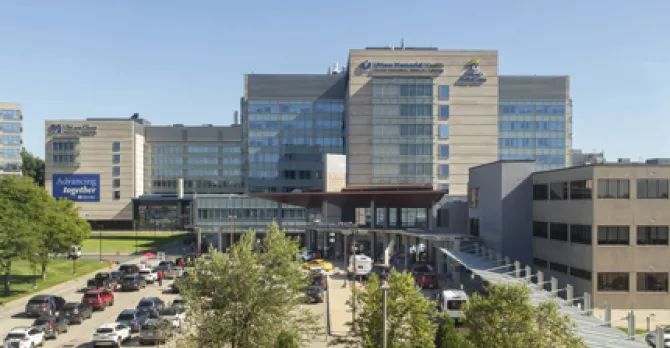 View of the UMass Memorial Health University Campus