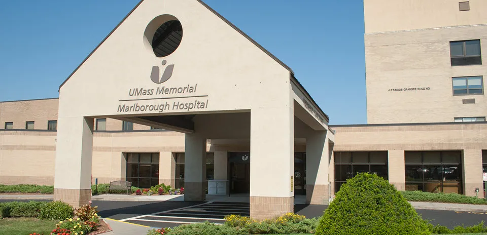 The Marlborough Hospital entrance.
