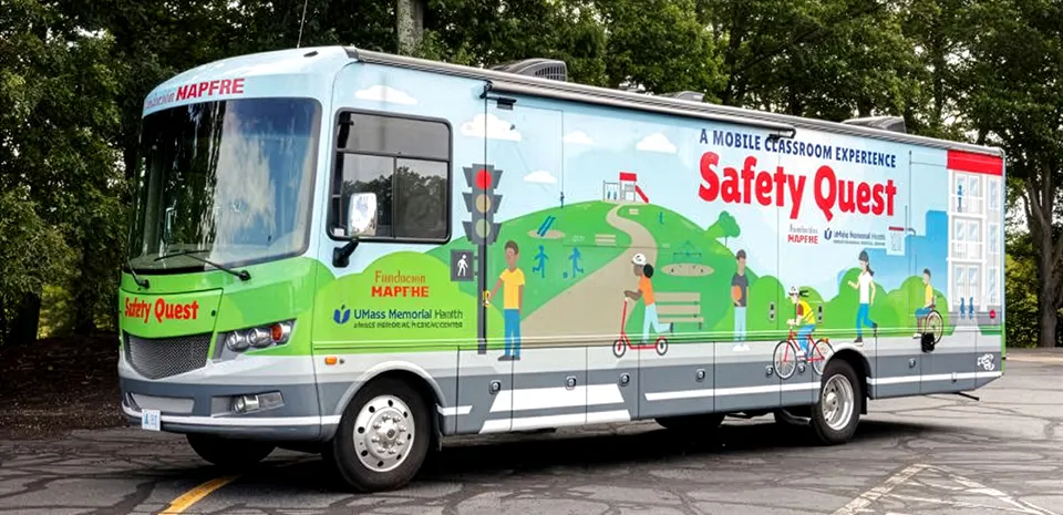 The Safety Quest mobile classroom 