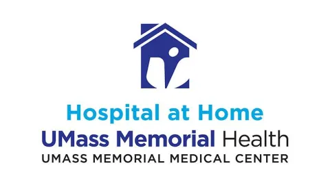 The UMass Memorial Health UMass Memorial Medical Center Hospital at Home logo.