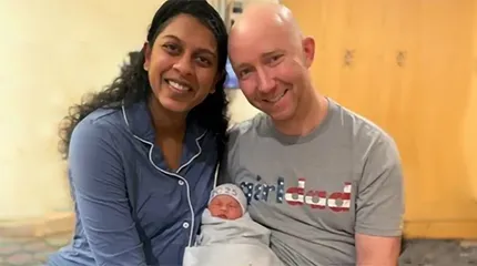 Milford Regional Medical Center's first baby of the year, Anika Bennett.