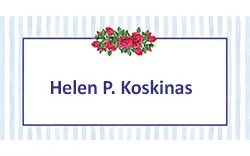 Helen P. Koskinas is a Patron sponsor of the 2025 Hope and Healing Celebration.