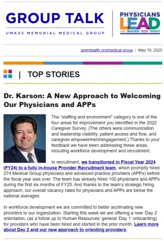 The latest issue of Group Talk.