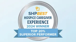 2024 SHP Best Hospice Caregiver Experience Award