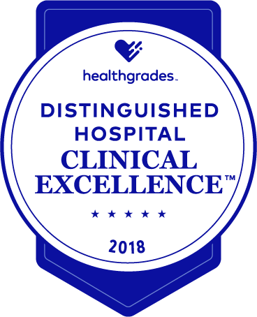 Healthgrades distinguished hospital seal
