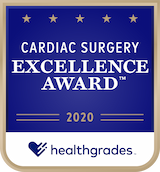 Healthgrades Cardiac Surgery Excellence Award 2020.