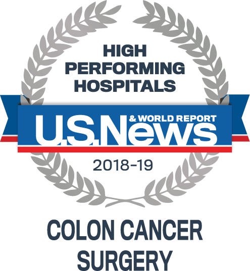 US News Colon Cancer Surgery Recognition
