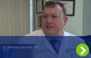 A doctor is shown giving a Men's Health interview for Health Watch.