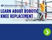 Knee replacement patients in an exercise class.